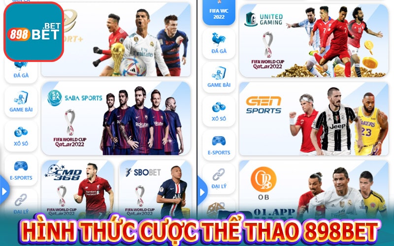 Một số hình thức cá cược thể thao 898bet 